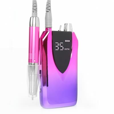 Nouveau Polisseuse à ongles alimentée par batterie P40 35,000 tr/min rechargeable et portable