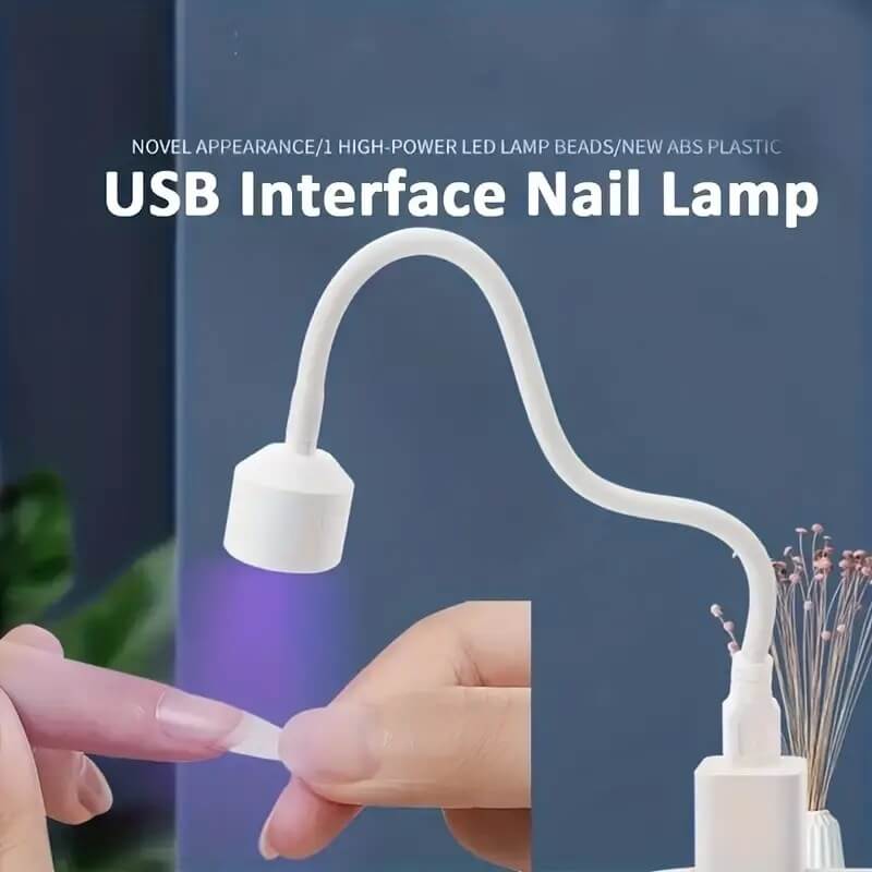 USB Flexible Gooseneck UV LED Nail Lamp