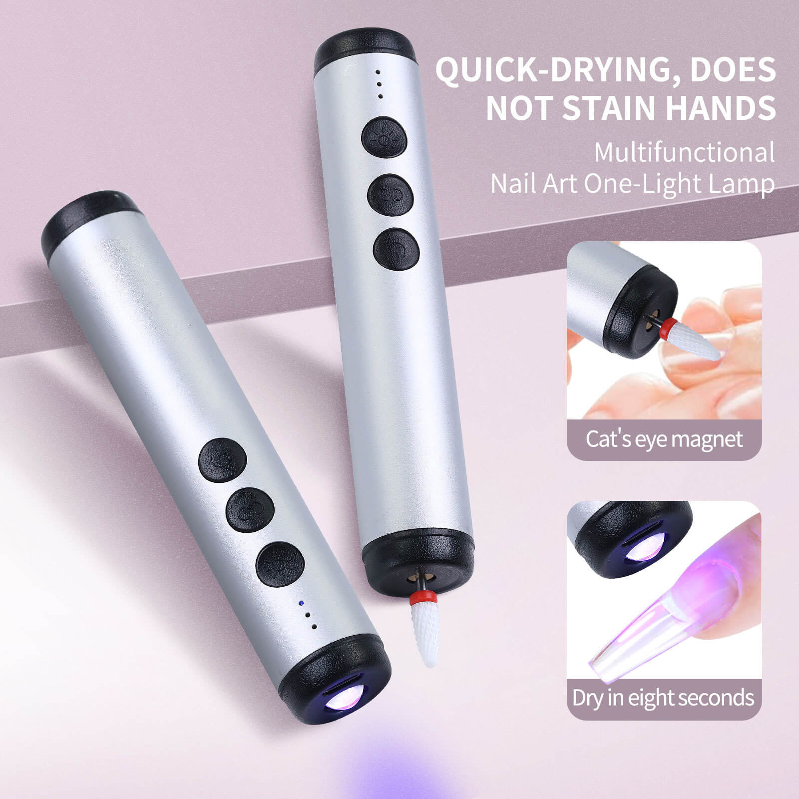 2-in-1 Multifunctional Nail Drill & UV LED Nail Lamp Pen