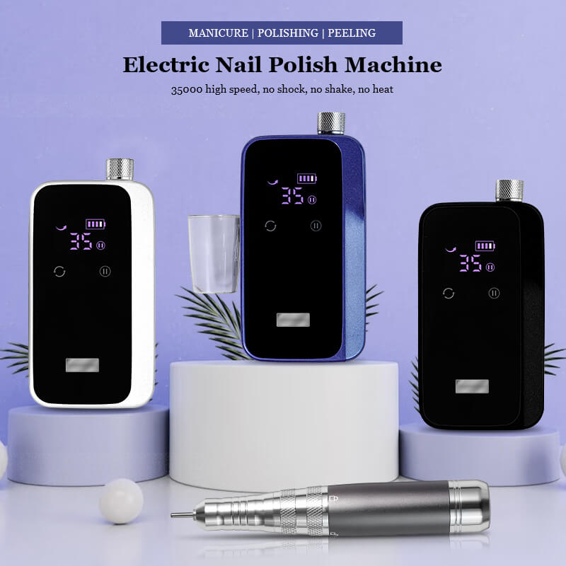 Portable Cordless 35000 RPM Rechargeable Nail Drill