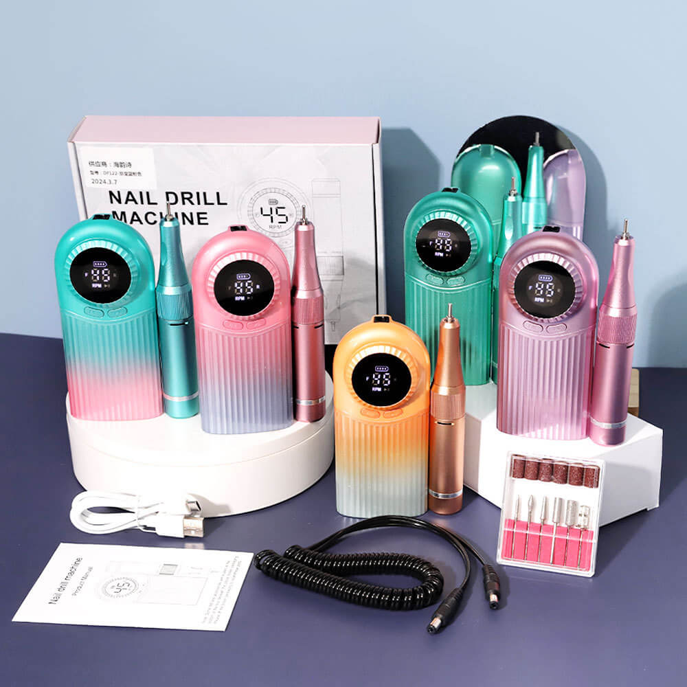 45000 RPM Portable Rechargeable Nail Drill Machine