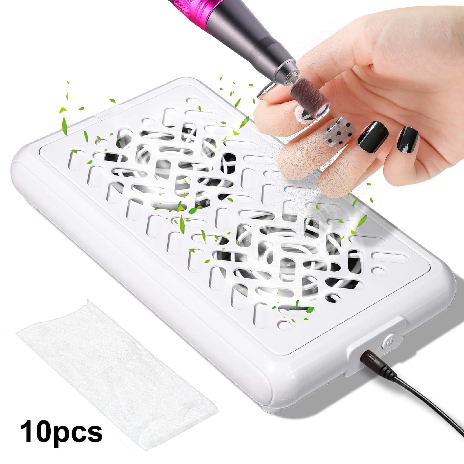 Dual-Fan Nail Dust Collector