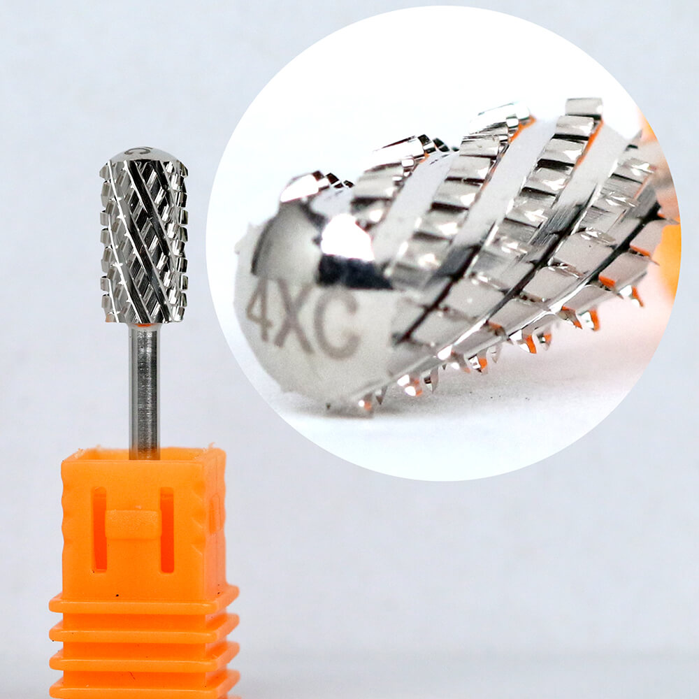 Round Top Barrel Tungsten Carbide Nail Drill Bit