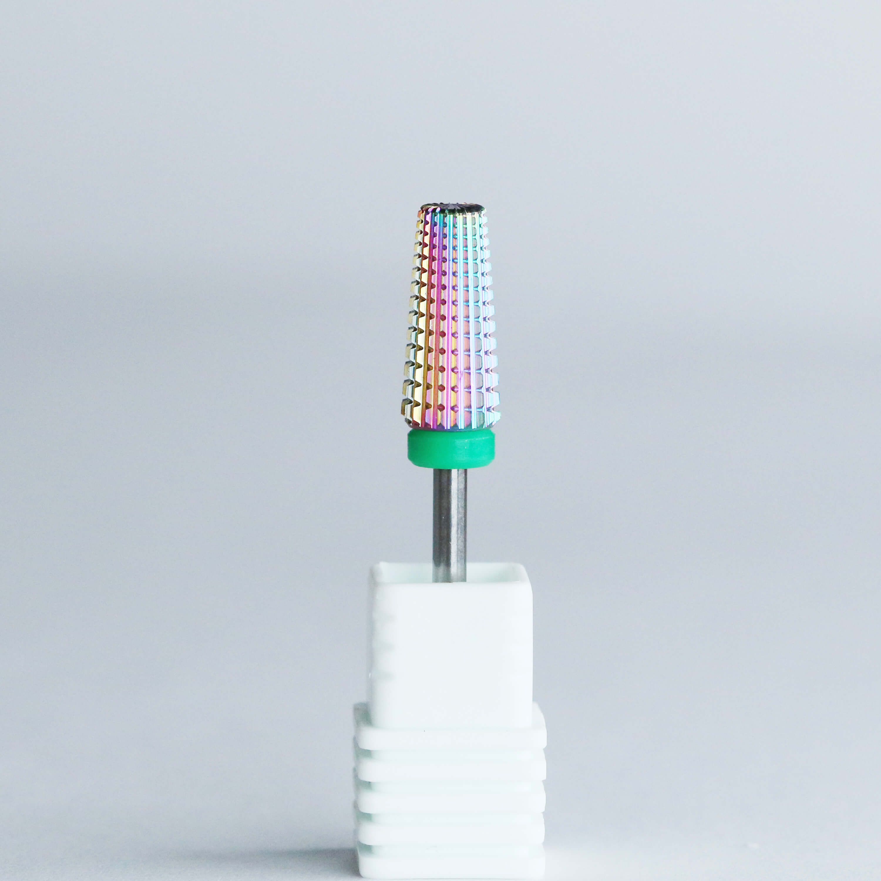 7PCS Rainbow Tapered Nail Drill Bits Set