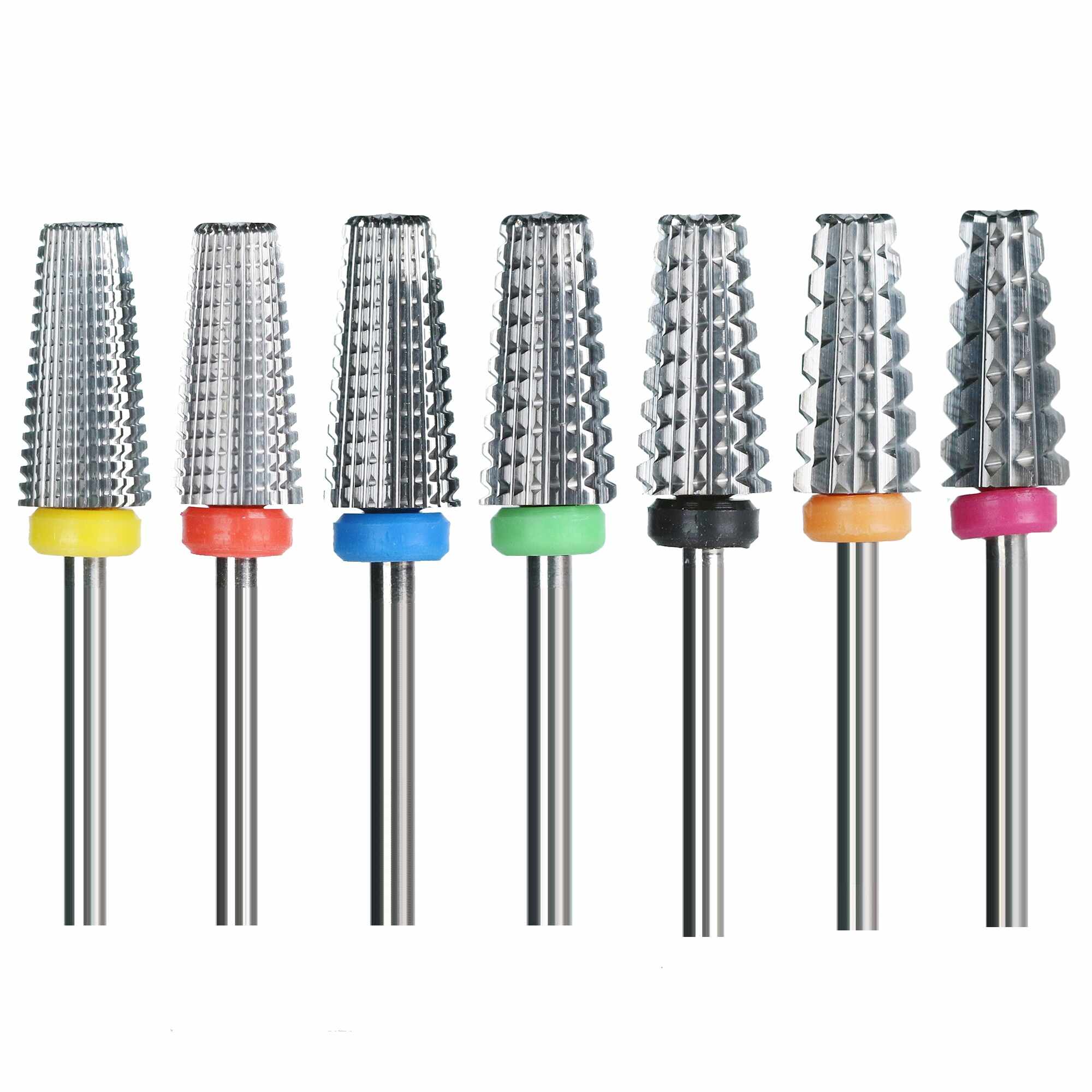 Silver Tapered Barrel Tungsten Carbide Nail Drill Bit