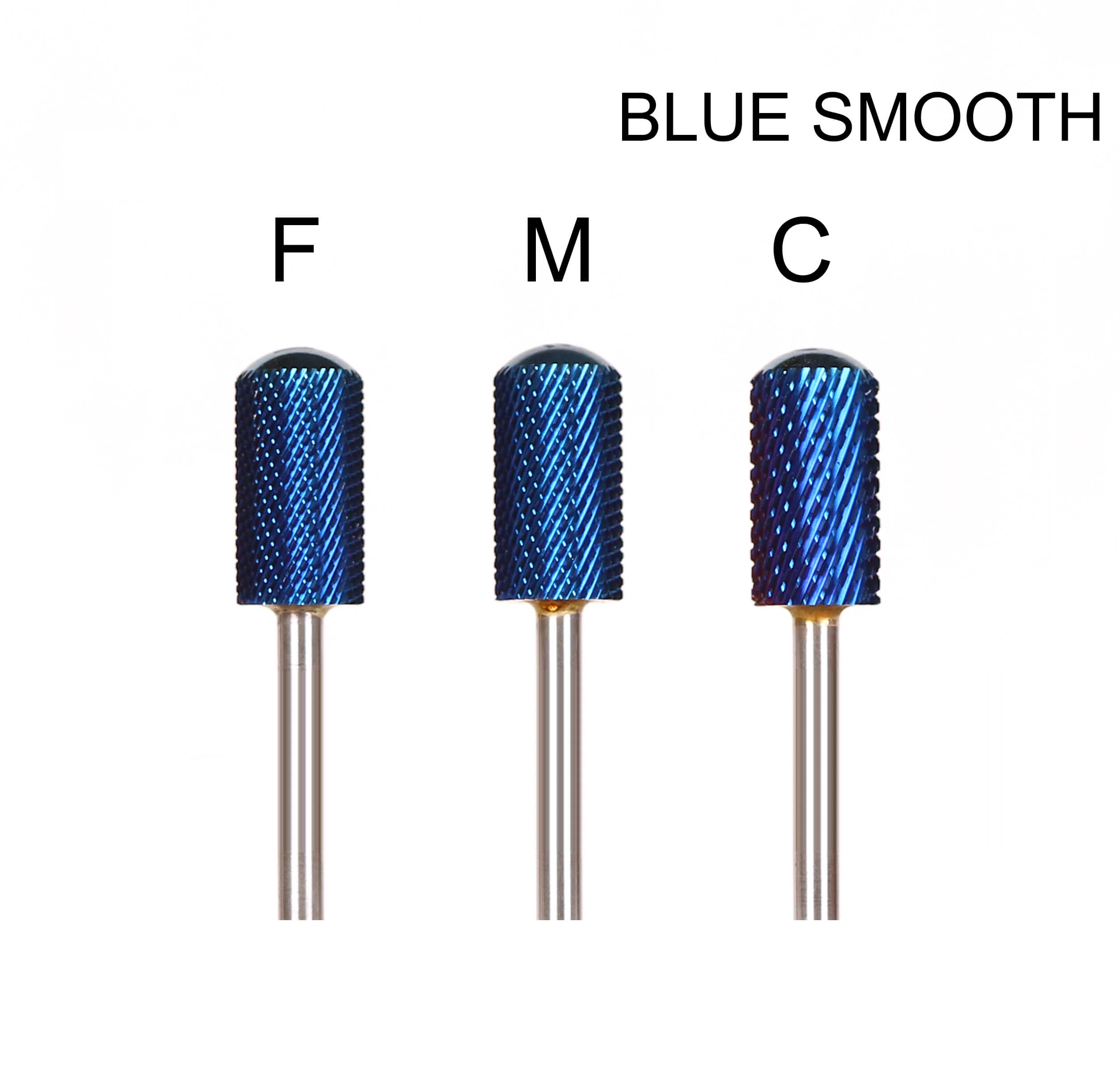 3/32" Shank Blue Tungsten Carbide Nail Drill Bit for Electric Nail Drill