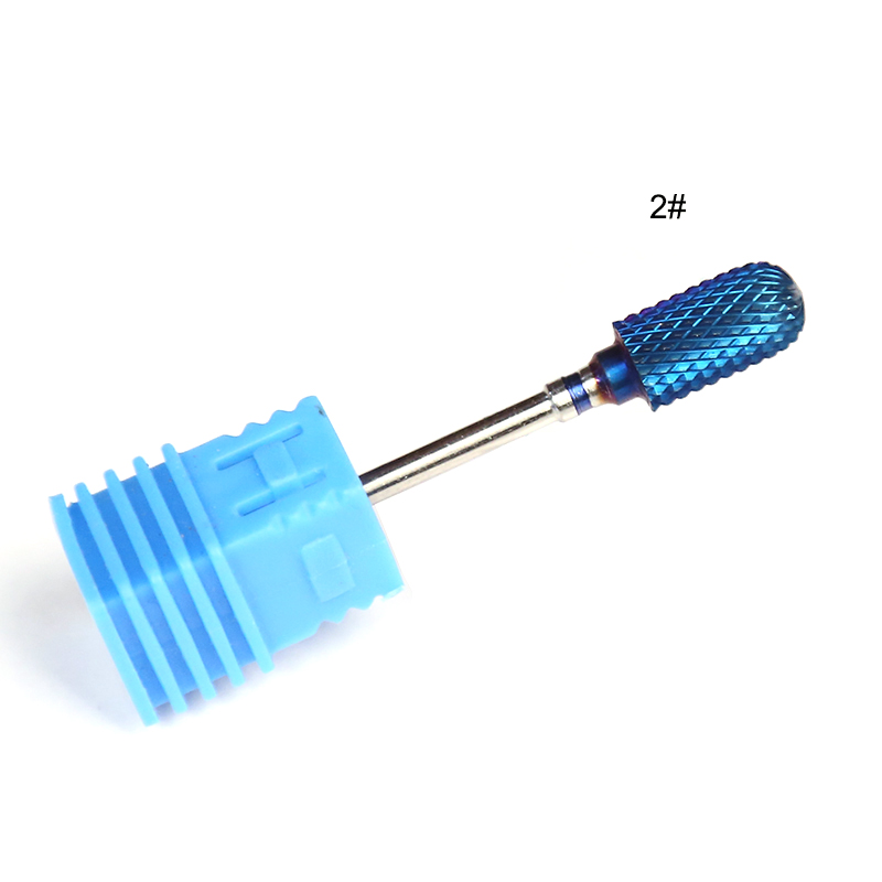 Multi-Shape Blue Nail Drill Bits